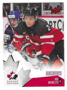 2015 Upper Deck Team Canada Juniors Joe Hicketts #32 Exclusive 047/199 - Bild 1 von 2