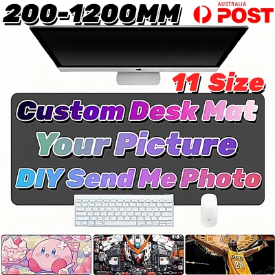 Personalized Mouse Pad Custom Desk Mat Gaming Keyboard Mousepad Anti Slip Rubber - Image 1 of 4