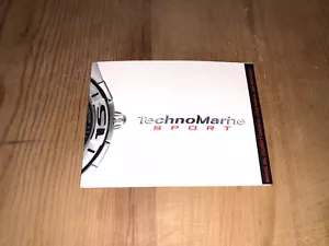 TECHNOMARINE Booklet - Instructions and Warranty - Watches Watches Watches - Picture 1 of 2