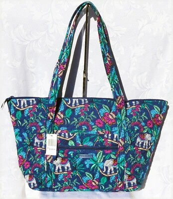VERA BRADLEY Elefantes de Kerala 🐘 Bolso de Viaje Miller Bolso Grande Precioso Color Nuevo con Etiquetas Foto 1 de 4
