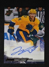 2022-23 Series 1 Base Auto #102 Tanner Jeannot - Nashville Predators!