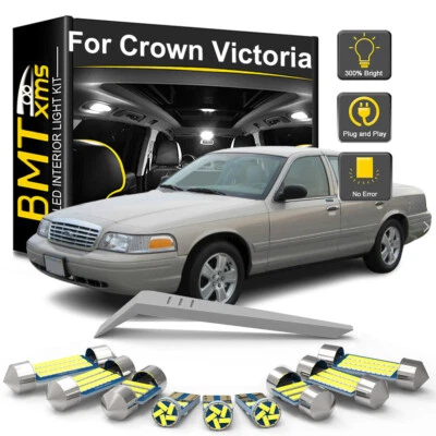 LED Interior Light Kit For Ford Crown Victoria 1992-2007 2008 2009 2010 2011 Foto 1 de 4