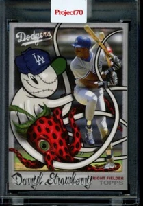 Tarjeta Topps Project 70 2021 #373 Darryl Strawberry 1995 de Greg 'CRAOLA' Simkins - Imagen 1 de 2