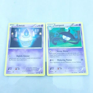 Lot of Pokemon Cards Litwick & Lampent - Picture 1 of 2