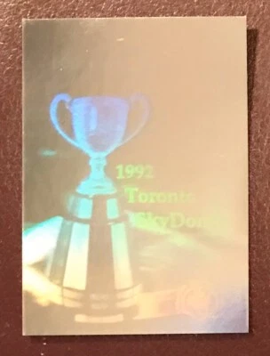 1992 Arena Holograms CFL #1 Grey Cup Trophy - Image 1 of 2