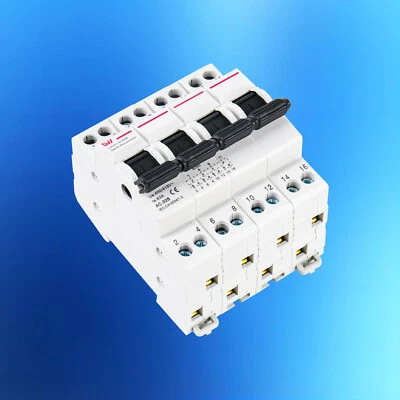 LW Wahlschalter Umschalter 1-0-2 Stromquellenschalter Steuerschalter Reiheneinbau