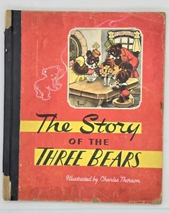 The Story Of The Three Bears, 1946 Hardback Edition Illustrated Color & B&W - Picture 1 of 7
