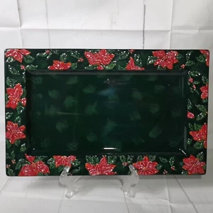 Weihnachtsstern Serviertablett große Platte Weihnachten 17,5" Bella Casa von Ganz Keramik - Bild 1 von 12