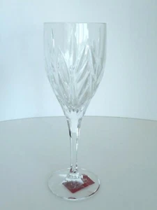 Gorham Star Blossom 8 5/8" Crystal Glass Wine Goblet Made in Germany - Picture 1 of 11