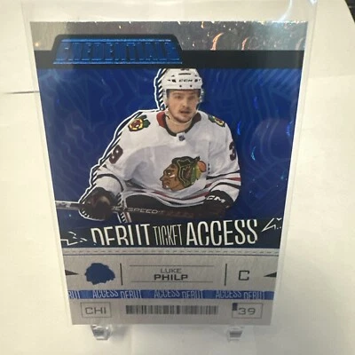 2023-24 Upper Deck Credentials-Debut Ticket Access #103 Luke Philip 54/149 (RC) - Image 1 of 4