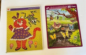 2 Vintage Children’s Jigsaw Puzzle Boards - Picture 1 of 13