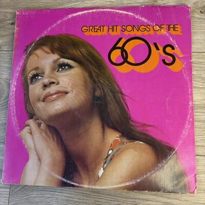 Great Hit Songs of the 60s Record Vinyl LP 12" Mixed Artists Vintage Pop Rock - Image 1 of 4