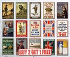 A3 Vintage High Quality British WW1 World War I Propaganda  Recruitment Posters 
