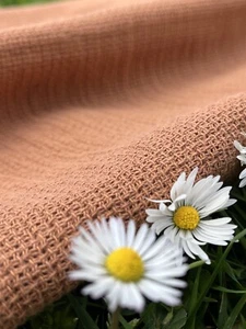 Organic Cotton Washed Softened Etamine Fabric By 2 Yards - Picture 1 of 8