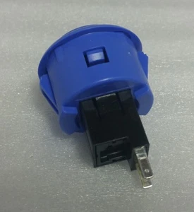 Japan Sanwa längere Micro dunkelblaue Taste x 1 Stück OBSF-30RG-DB Video Arcade Teile - Bild 1 von 5