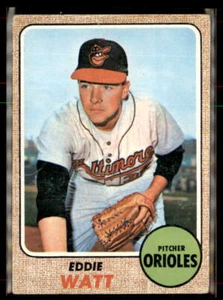 1968 Topps #186 Eddie Watt - Picture 1 of 2