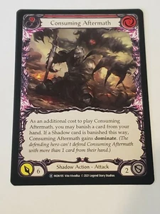 Consuming aftermath (Red) rare monarch Unlimited NM Flesh And Blood Tcg - Bild 1 von 2