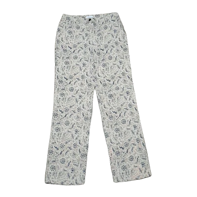 Pantalones de mezclilla Charter Club Laura Fit longitud completa ~ talla 4 ~ beige y azul ~ tiro medio Foto 1 de 4