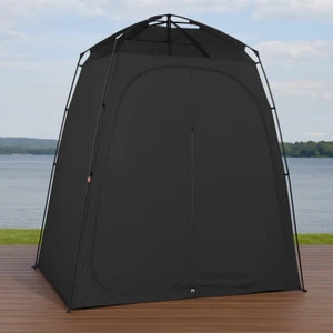 Tenda Doccia Pop Up Campeggio 2 Camere Cambio Privacy Tenda WC Rifugio Esterno - Foto 1 di 1