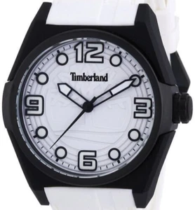 Orologio Timberland Radler cinturino gomma bianco nero IP SS TBL.13328JPB/01 - Foto 1 di 4