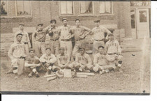 1908 willamsburg ohio baseball team postcard real photo SBMS team