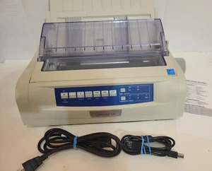 Impresora USB OKI Microline 420 Dot Matrix 9 pines paralela D22900A excelente estado - Imagen 1 de 23