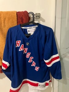New York Rangers sin nombre Reebok camiseta de hockey juvenil grande / XL L/xl - Imagen 1 de 2