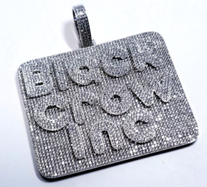 GUU Jewelry Shop Custom Letter Necklace 3D Big Square - Black Crow Inc