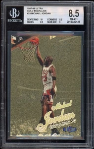 1997 Fleer Ultra #23G Michael Jordan Gold Medallion BGS 8.5 - Bild 1 von 2