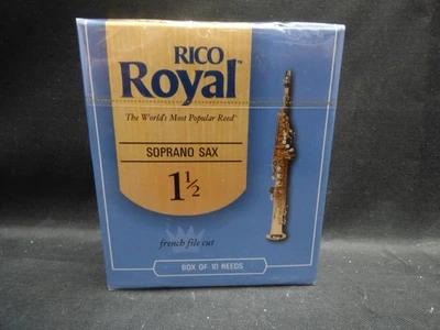 Rico Royal. Soprano Saxophone Reed. Single Reed. Gauges 1.5 to 5.0. SINGLE REEDS - Image 1 of 4