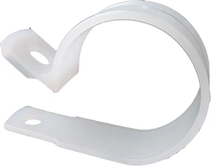 PPC-1600 Morsetto per cavi in plastica, 1 pollice, naturale, bianco - Foto 1 di 2
