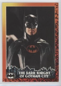 1992 Topps Batman Returns Batman The Dark Knight of Gotham City #2 08wd - Picture 1 of 3