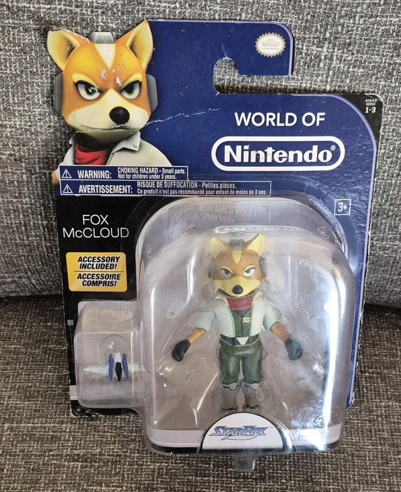Figura 2016 World of Nintendo Star Fox Fox Fox McCloud - NUEVO Sellado Raro  Foto 1 de 2