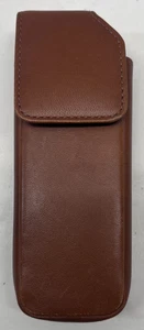 Vintage Coach Handyhülle Braun Leder Flip Gürtelschlaufe - Bild 1 von 3