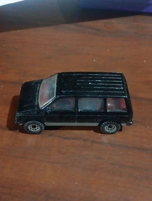 火柴盒黑色 1984 道奇大篷车黑色面包车复古 1983 年 1/60,缺少侧门 — 第 1/4 张图片