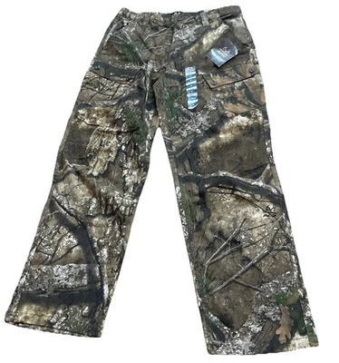 RealTree Edge Stretch Waist 6 Pocket Camo Cargo Hunting Pants Men’s M New - Image 1 of 4