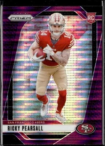 Pulsar púrpura Panini Prizm 2024 Ricky Pearsall San Francisco 49ers #383 - Imagen 1 de 2