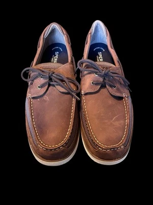 Sperry Men's Top Sider Surveyor 2-Eye Linen Deck Boat Shoes Sz 16 STS22068 New - Image 1 of 4