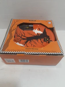 Juego De Colección 4 x Sakura Halloween Ensalada Escondite Embrujada 8" Platos En Caja - Imagen 1 de 12