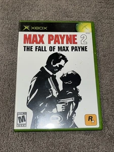 Max Payne 2 The Fall Of Max Payne Xbox Juego Videojuego Estuche Y Manual - Imagen 1 de 3
