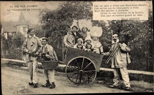 CPA La vie aux Champs, La Promenade en Famille - 4830950 - Foto 1 di 2