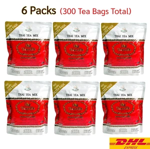 6 x ChaTraMue Original Thai Tea Mix – Refill Packs (50 Tea Bags Each) DHL - Picture 1 of 11