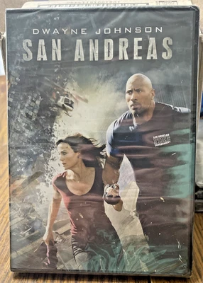 San Andreas DVD 2015 Dwayne Johnson Carla Gugina The Rock Earthquake New Sealed - Image 1 of 4