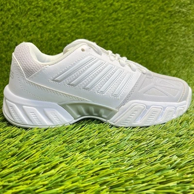 Tenis deportivos K-Swiss Bigshot Light 3 para niños talla 3Y blancos grises Foto 1 de 4