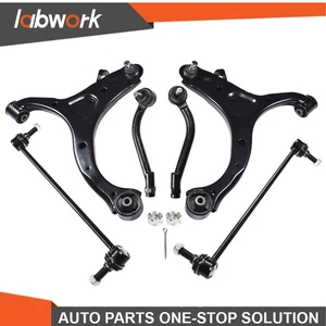 Labwork Control Arms with Ball Joint Tie Rods For Hyundai Santa Fe Kia Sorento 6 - Picture 1 of 9