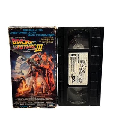 Back to the Future 3 (VHS, 1990) Heavy Box Wear V2 Foto 1 de 4