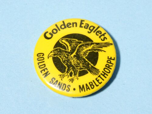 Vintage Golden Eaglets Golden Sands Mablethorpe Football Pin Badge #CM231