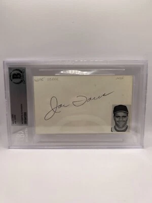 Joe Torre Signed Index Card Beckett Auto - Image 1 of 2