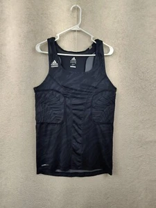 Adidas Tank Top Shirt Men Extra Large Blue NylonBlend Tech Fit Padded Clima Cool - Picture 1 of 18
