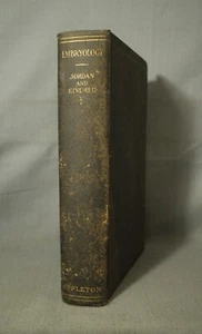 A Textbook of Embryology old Biology medical book Jordan Kindred 1930 - Picture 1 of 8